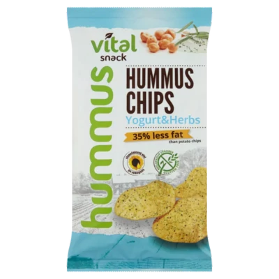 GS 2 Vital Humusz chips joghurt-zöldfűszeres 65g