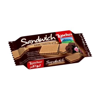 Loacker wafer sandwich étcsokoládés 25g