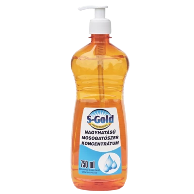 S-GOLD ipari mosogatószer koncentrátum 750ml pumpás