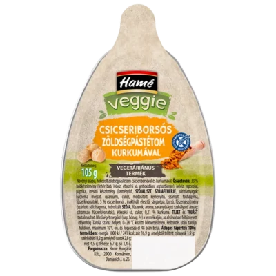 Hamé Veggie csicseriborsós zöldségpástétom kurkumával 105g