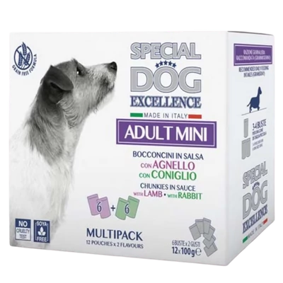 Special Dog Excellence 12x100g multipack pástétom bárány/nyúl