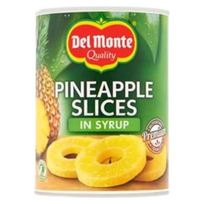 Del Monte ananász szeletek szirupban 565g