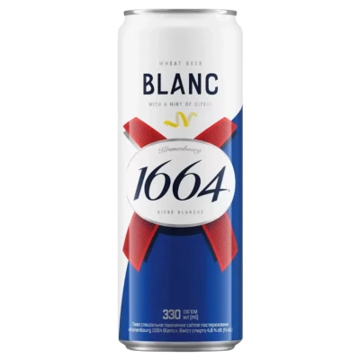 Kronenbourg 1664 Blanc 0,5l dobozos sör DRS (5%)