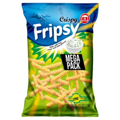 Fripsy Mega Pack hagymás-tejfölös ízű snack 120g