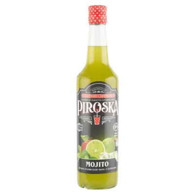 Piroska szörp 0,7l Lime-Menta cukorral és édesítőszerrel 50%
