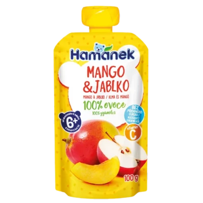 Hamánek desszert 100g tasakos, alma-mangó