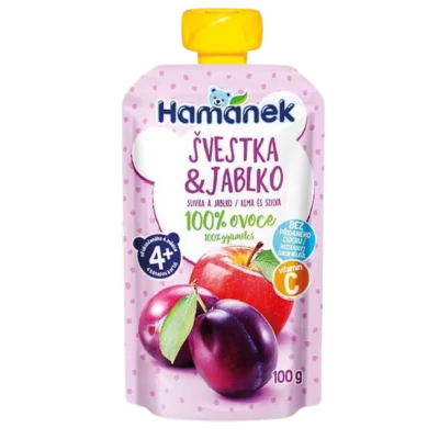 Hamánek desszert 100g tasakos, alma-szilva