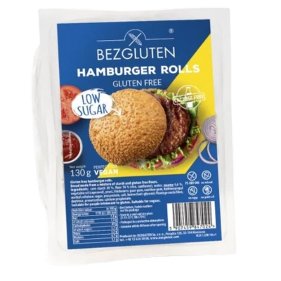Bezgluten hamburger zsemle 130g