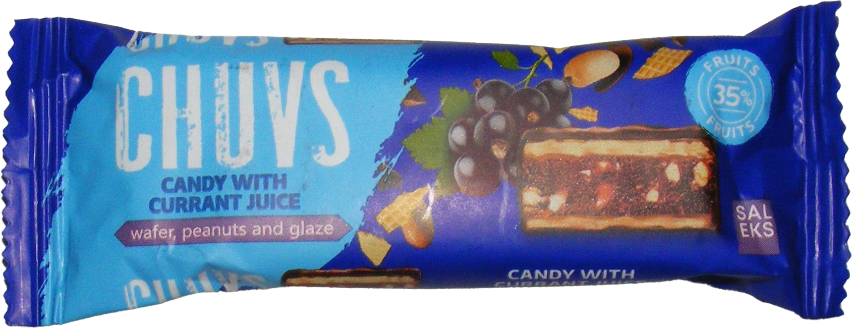Saleks Chuv feketeribizlis szelet csoki 30g