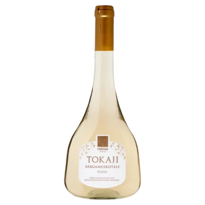 Corvus Tokaji sárgamuskotály félédes bor 0,75l DRS francia pal.