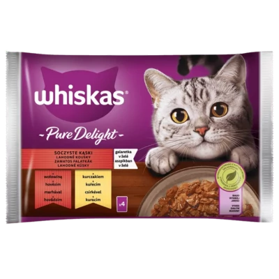 Whiskas 4x85g ALUpack Húsos Menü