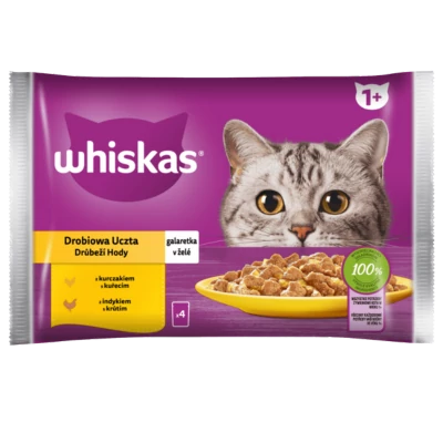 Whiskas 4x85g ALUpack Baromfi válogatás