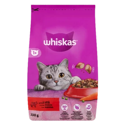 Whiskas 300g száraz eledel Marha