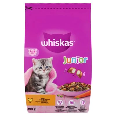 Whiskas 300g száraz eledel Junior