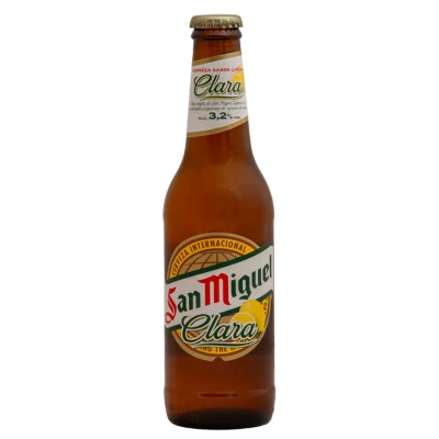 San Miguel ClaraRad 0,33l 3,2% üveges sör DRS