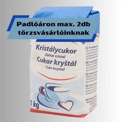 LIMITÁLT Kristálycukor papírtasakban 1kg Tereos