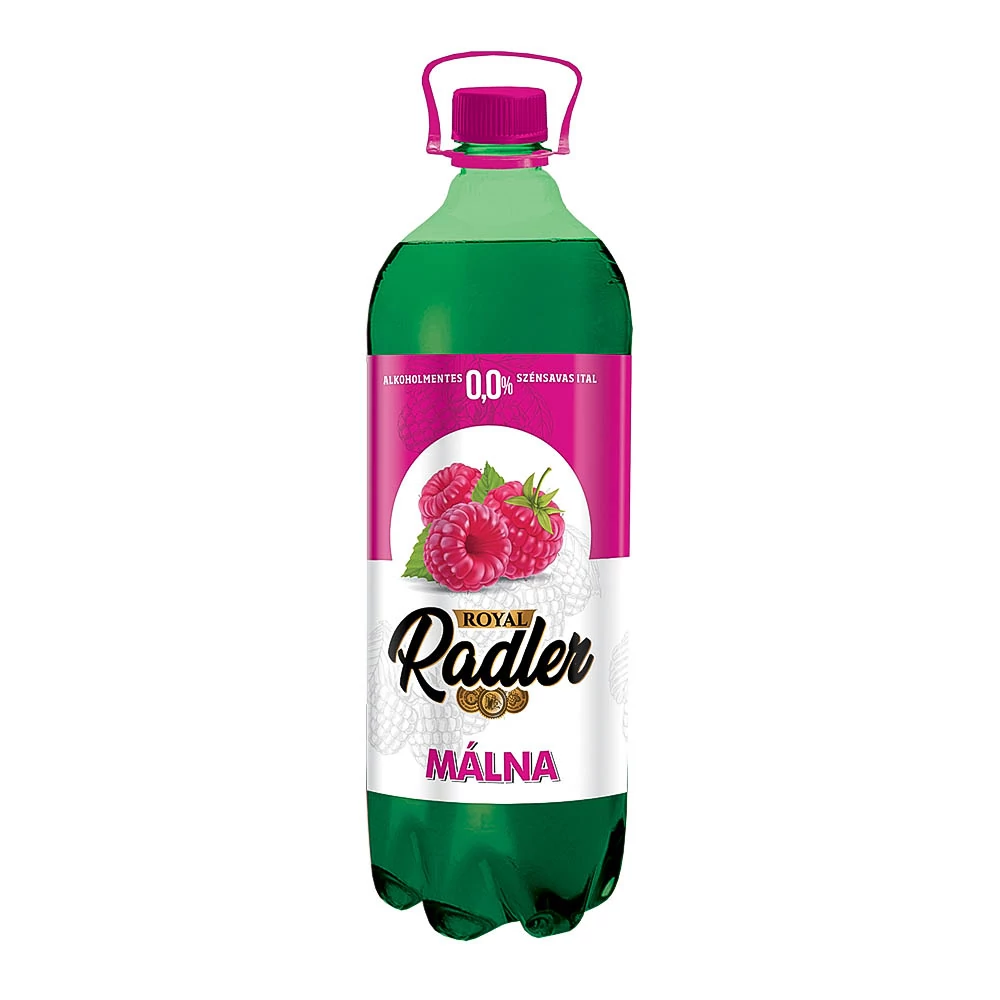 Royal Radler Málna ízü alkoholmentes szénsavas üdítö 1l